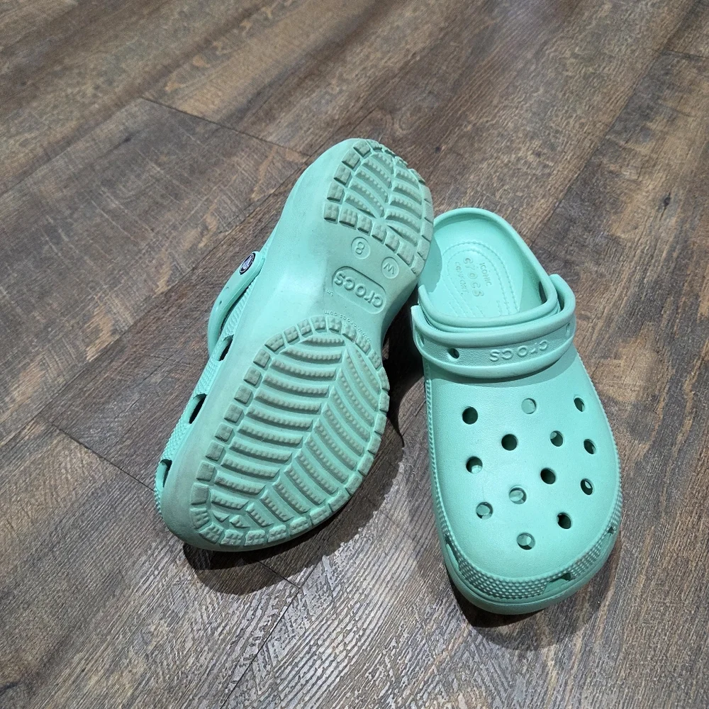 Crocs Platform Teal - Picture 8 of 10